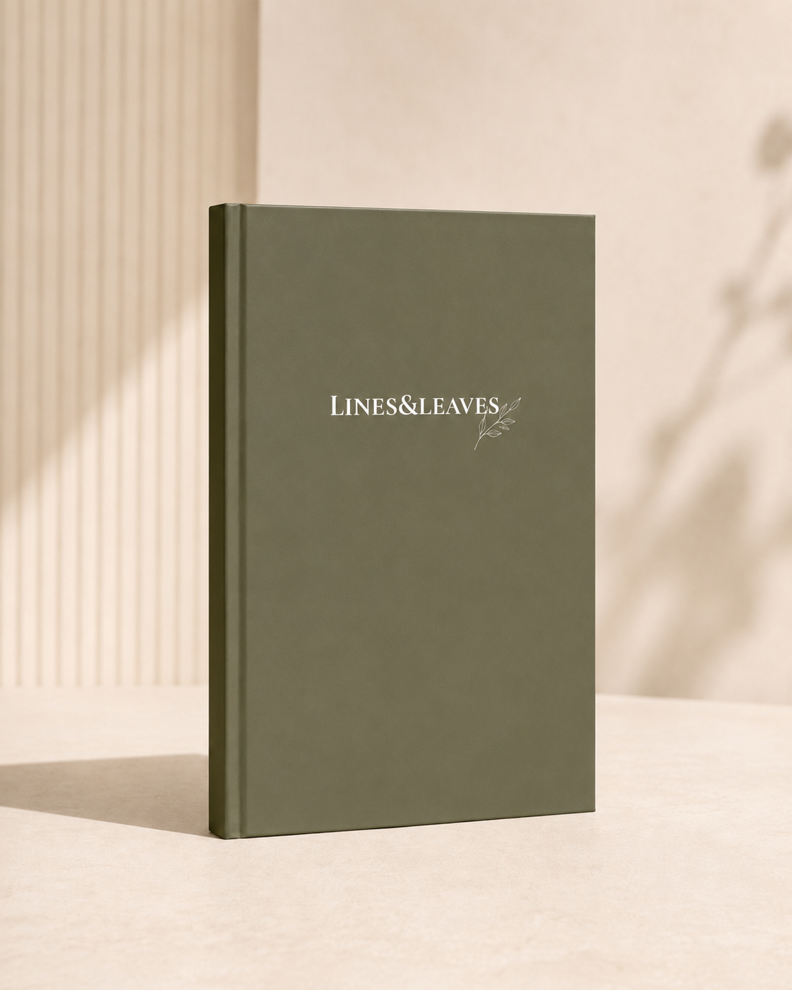 Lines & Leaves Notebook